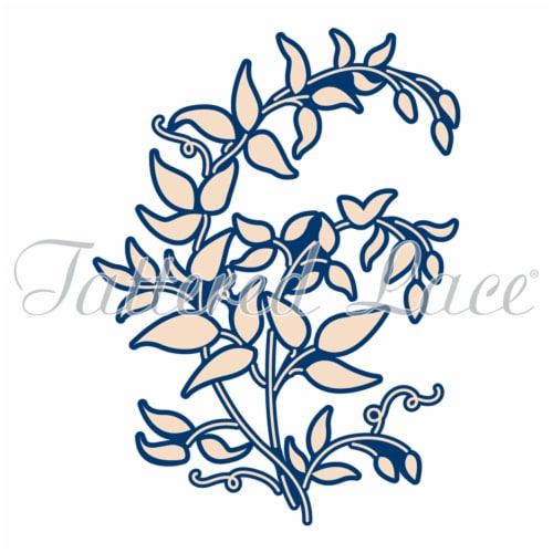 Tattered Lace Dies - Whitework Sprig Perspective: front