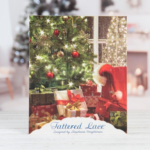 Tattered Lace Advent Calendar 25 Craft Dies Perspective: front