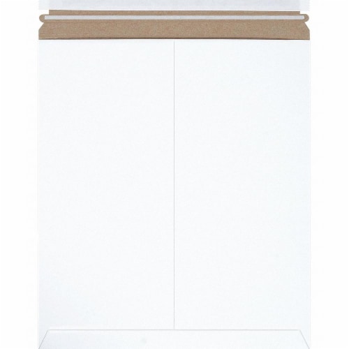 Stayflats Mailer Envelopes,Chipboard,White,PK100  RM4SS Perspective: front