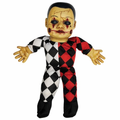 Seasonal Visions MR122719 Haunted Doll Hellequin Costume Perspective: front