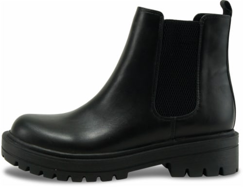 Soda Chelsea Boots-Black, 6 Kroger