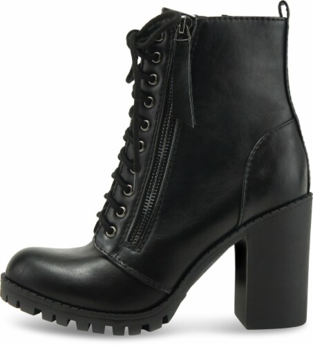 Fortune Dynamic Soda Malia Lace Up Boots Perspective: front