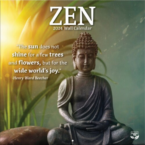 Lang Zen 2024 Wall Calendar Perspective: front