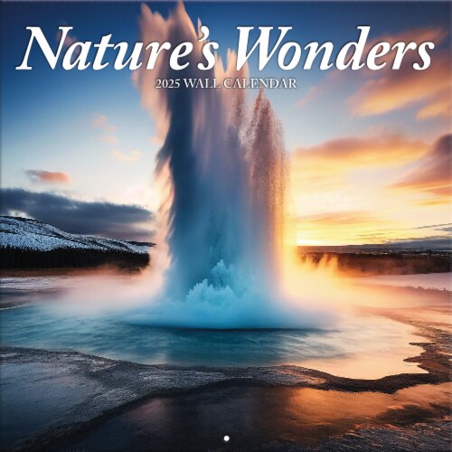 Turner Acquisitions 2025 Natures Wonders Wall Calendar Perspective: front