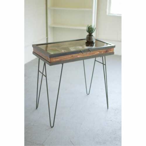 Display Table With Hinged Glass Top Large 1 Ralphs