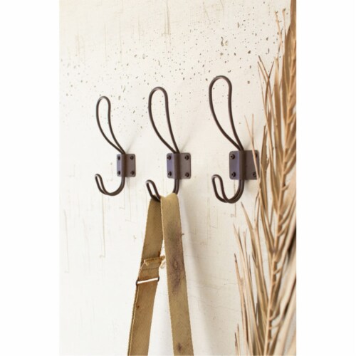 Box Of TwentyFour Rustic Metal Coat Hooks With Screws, 1 Kroger