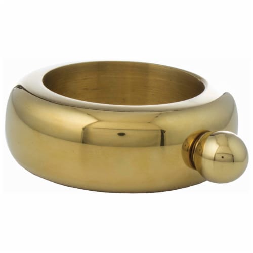 Maxam Bracelet Flask A Fashion Accessory that Keeps Your Drink Handy, 3.5 Ounce Perspective: front