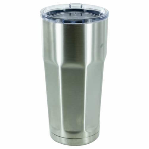 XPAC 16 Ounce Beverage Tumbler w/ Spill Resistant Lid, Stainless Steel, Vacuum Insulated Perspective: front