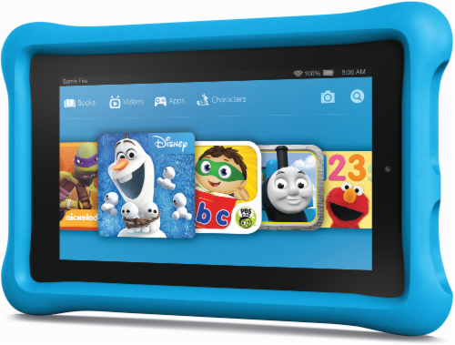 Amazon Fire Kids Edition - Blue Perspective: front