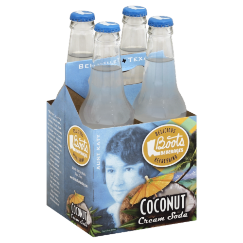 Boots Beverages Coconut Cream Soda Perspective: front