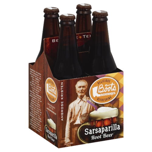 Boots Beverages Sarsaparilla Root Beer Perspective: front
