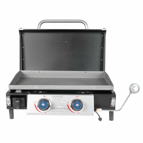 2 Burner Tabletop Griddle Gas Grill