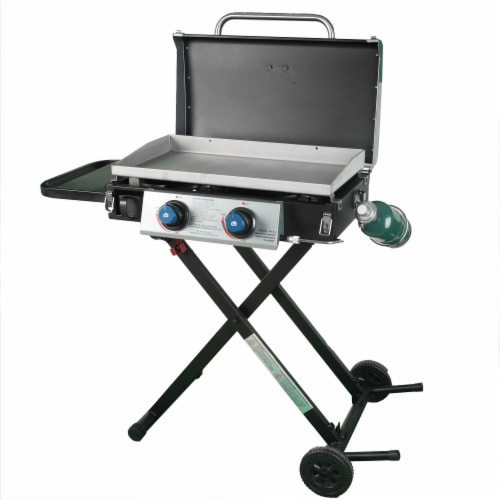 Razor Griddle GGC2030M 25 2 Burner LP Propane Gas with Folding Shelf, Steel Perspective: front