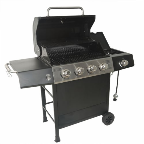 Grill Boss 4-Burner Gas Grill Side Burner, Cover, & Bottle Opener, 1 Piece - Metro Market