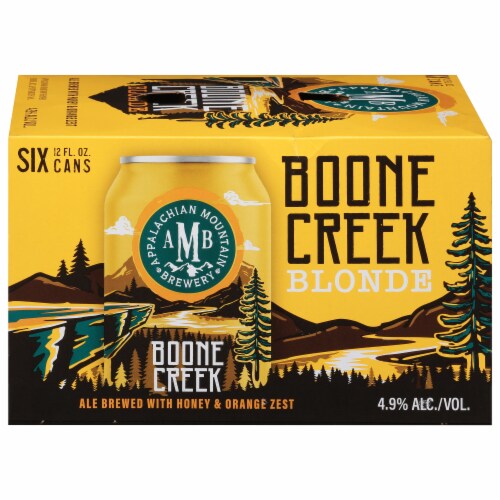 Appalachian Mountain Brewery Boone Creek Blonde Ale Beer Perspective: front