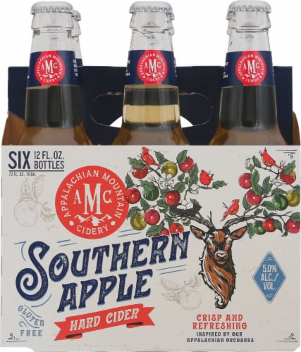 Applalachian Brewing Company Southern Apple Cider Beer Perspective: front