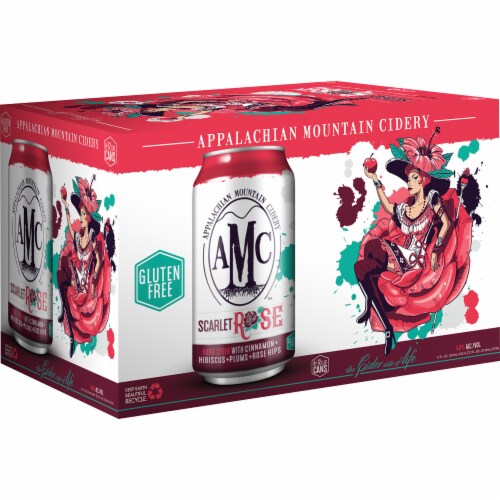 Appalachian Mountain Cidery™ Gluten Free Scarlet Rose Hard Cider Perspective: front