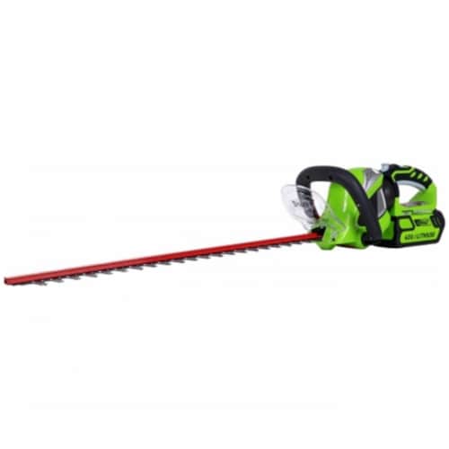 Greenworks  22262 40V Gmax 2.0Ah 24 in. Hedge Trimmer Perspective: front