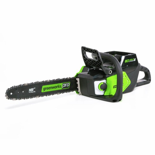 Greenworks 2004502 16 inch Pro 80V Brushless Chainsaw w 2.0 AH Battery 1 King Soopers