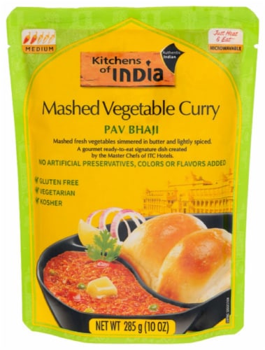 Kitchens of India Mashed Vegetable Curry Pav Bhaji Perspective: front