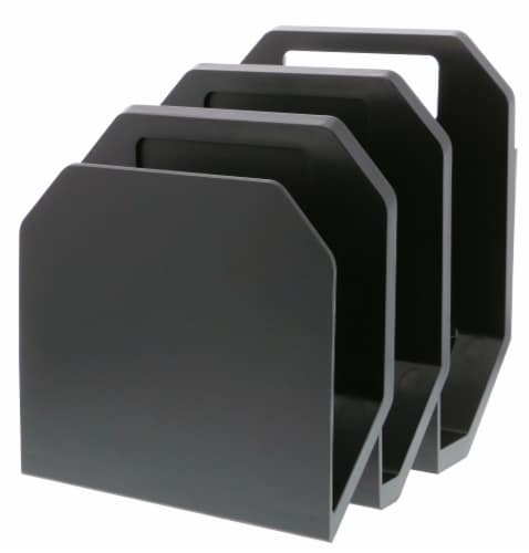 Bostitch Konnect File Organizer - Black Perspective: front