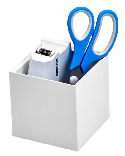 Goods IQ Konnect Pencil Cup - White Perspective: front