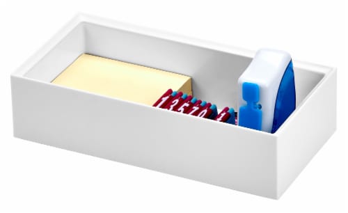 Goods IQ Konnect Accessory Tray - White Perspective: front