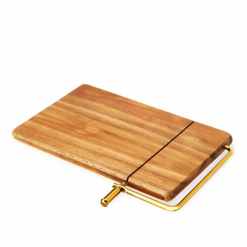 Acacia Cheese Slicing Board by Twine Perspective: front