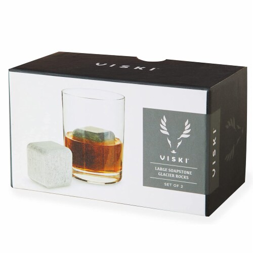 Viski Large Glacier Rocks Soapstone Cubes, 1 Pack - Dillons Food