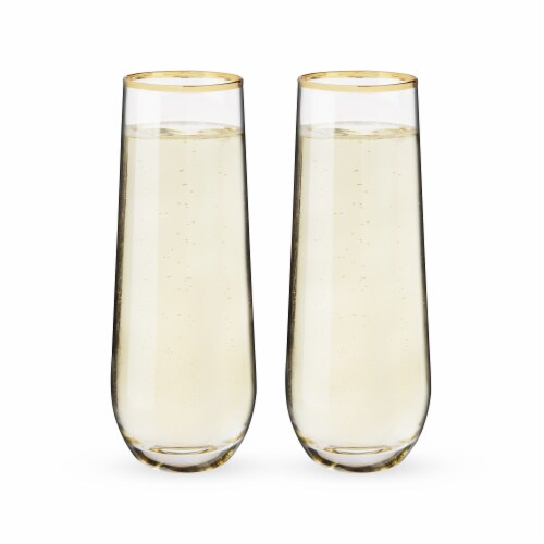 Luster Stemless Champagne Flute Set by Twine, Pack of 1 - Kroger