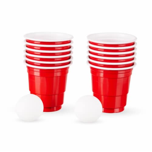 True Mini Beer Pong Set Perspective: front