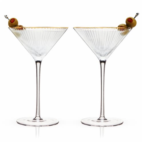Viski Martini Glasses Perspective: front