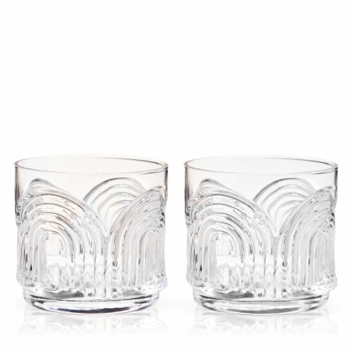 Viski Beau Lowball Tumblers Perspective: front