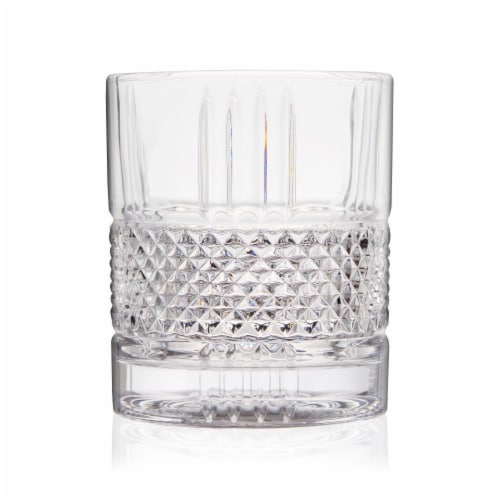 True Crystal Spinning Rocks Glass Perspective: front