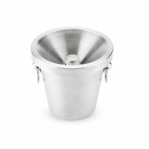 True Fabrications 5216-bulk Savor Stainless Steel Spittoon Perspective: front