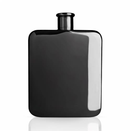 Gunmetal Flask by Viski® Perspective: front