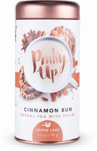 Pinky Up Cinnamon Bun Loose Leaf Tea - Multi-Color Perspective: front