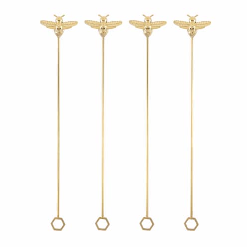 Bumble Bee Stir Sticks by Twine® Perspective: front