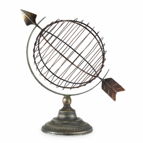 Old World Globe Cork Display by Twine® Perspective: front