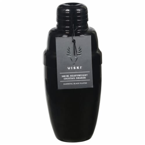 Viski Gunmetal Heavy Weight Cocktail Shaker Perspective: front