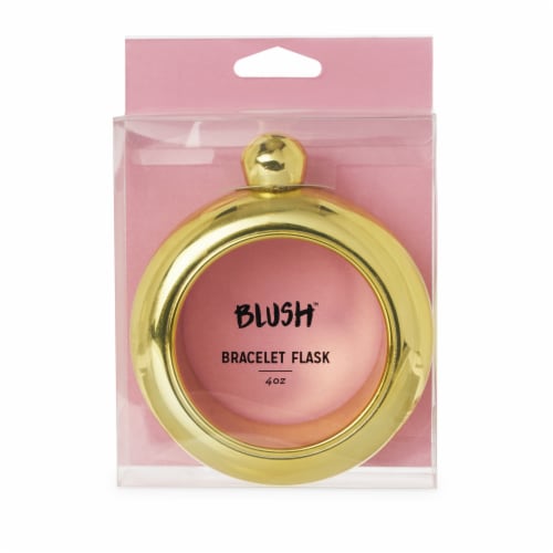 True Fabrications Blush Bracelet Flask Perspective: front