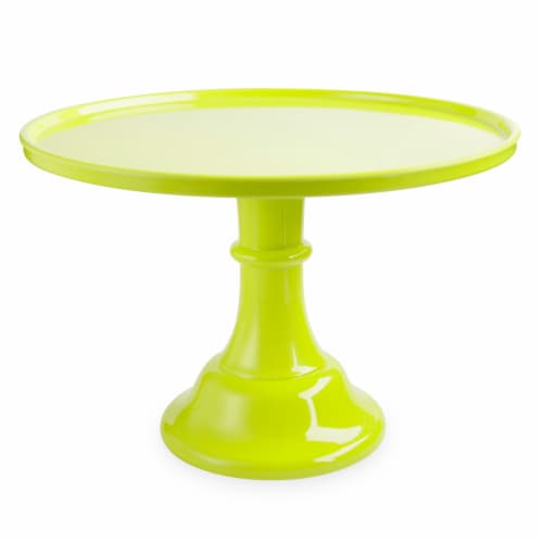 Cakewalk™ Oasis Melamine Cake Stand - Green Perspective: front