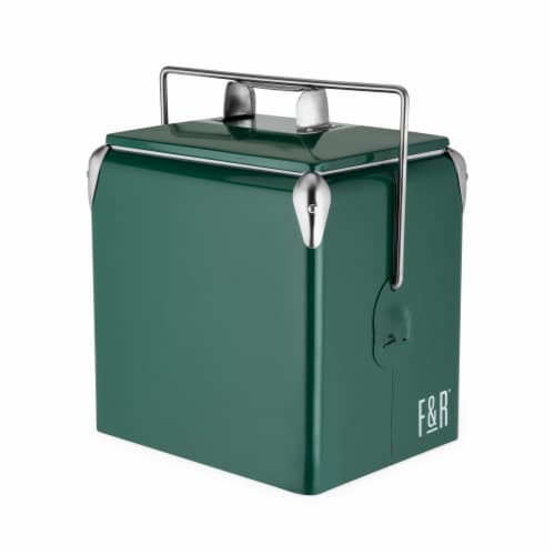Vintage Metal Cooler by Foster & Rye™ Perspective: front