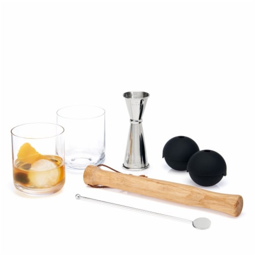 Viski® Muddled Cocktail Set Perspective: front