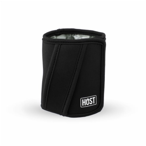 Insta-Chill Standard Can Sleeve in Black by HOST Perspective: front