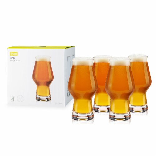 On The Rox Drinks Beer Can Glasses Set of 4- Can Shaped Beer Glass