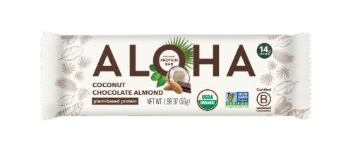 Aloha - Plant Protein Bar Coconut Chocolate 1.98 oz (Pack of 12) Perspective: front