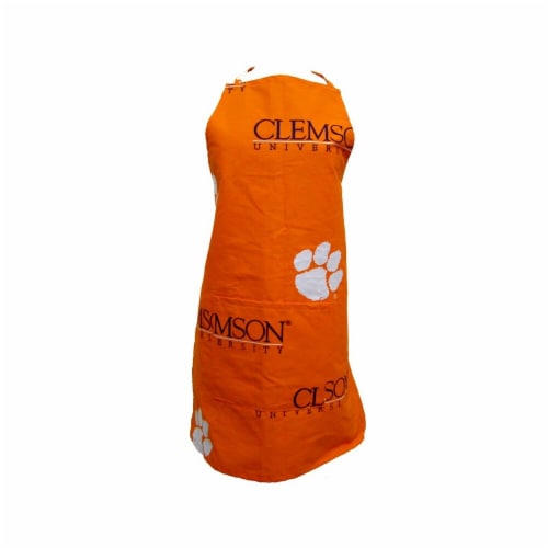 College Covers Clemson Apron 26 in.X35 in. with 9 in. pocket Perspective: front