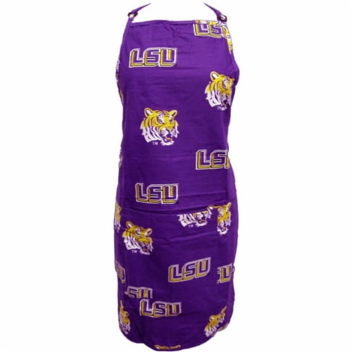 College Covers LSU Apron 26 in.X35 in. with 9 in. pocket Perspective: front