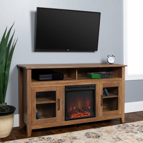 58 highboy on sale fireplace tv stand